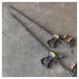 2x 44 Inch Quick Grips Bar Clamps