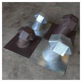 2x 16 X 16 Inch & 2x 14 X 14 Inch Roof Flashings