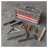 Craftsman Tool Box w/ Assortment of Tools