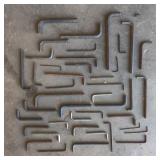 Assortment of Allen Wrenches, Large & Small