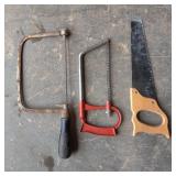 3x Small Saws