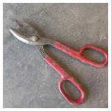 10 Inch Red Handle Sheet Metal Shears