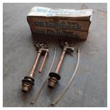 2x Mansfield 09 Brass Ballcock, 11-1/2 Inch