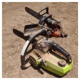 2x Chainsaws