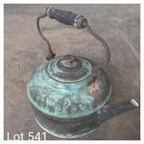 Antique Copper Tea Pot