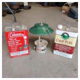 Vintage Fuel Containers & Coleman Lantern