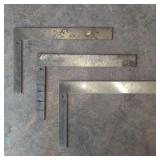 3x 12 Inch Hand Squares