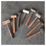 8x Mallets, 3x Wooden & 5x Rubber