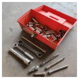 Tool Box w/ Sockets & Extensions