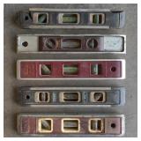 5x 9 Inch Magnetic Levels