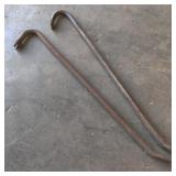 2x 30 Inch Crow Bars