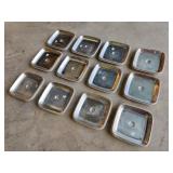 12x Stainless Heater Dispensers, 7 1/2 X 7 1/2