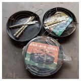 3x 12 Inch Tabletop Bar B Q Grills by Marsh Allen