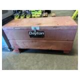 Dayton Job Box, 60in x 24in x 32in, (1) broken caster