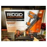 Ridgid 3 1/2in round Head Framing Nailer and Brad Nailer, 2pcs, inv #c21920, 250216 Ridgid 3 1/2in round Head Framing Nailer and Brad Nailer, 2pcs, inv #c21920, 250216