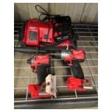 Milwaukee M18 Fuel 2 Tool Combo Kit, Invludes (2) Batteries and Charger, inv #c251068