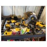 Assorted DeWalt 20V Tools, Includes (2) Batteries and Charger, 7pcs, inv #c251397 Assorted DeWalt 20V Tools, Includes (2) Batteries and Charger, 7pcs, inv #c251397