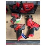 Milwaukee M12 Fuel 2 Tool Combo Kit with Hack Zall, includes (1) Battery and Charger, inv #t01321