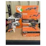 Assorted Ridgid 18V Tools, includes (1) Battery and Charger, 6pcs, inv #c251070