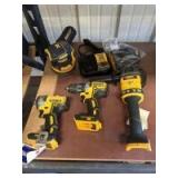 Assorted DeWalt 20V Tools, includes (2) Batteries and Charger, 4pcs, inv #c251394