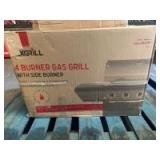 Nexgrill 4 Burner Gas Grill with Side Burner