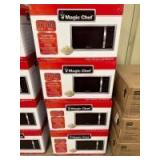 Magic Chef 1.6 Cubic Foot 1100 Watt Countertop Microwave, 4pcs Magic Chef 1.6 Cubic Foot 1100 Watt Countertop Microwave, 4pcs