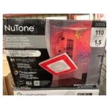 NuTone Sensonic Stereo BlueTooth Speaker Bathroom Vent with LED