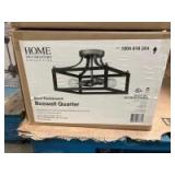 Home Decorators Collection Boswell Quarter Semi Flushmount Light