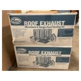 Master Flow Roof Exhaust Microwave and Range Hood Venting Kits, 2pcs Master Flow Roof Exhaust Microwave and Range Hood Venting Kits, 2pcs