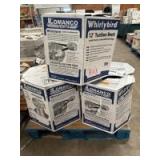 Lomanco Whirlpool Bird 12in a turbine Vents, 3pcs, (1) Black, (2) Mill Lomanco Whirlpool Bird 12in a turbine Vents, 3pcs, (1) Black, (2) Mill