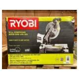 Ryobi 10in Compound Miter Saw with LED, inv #c251358 Ryobi 10in Compound Miter Saw with LED, inv #c251358