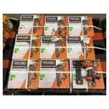 Ridgid 1 1/2in Finish Staplers, 10pcs, All tested and in good working condition, inv #c25$1161 Ridgid 1 1/2in Finish Staplers, 10pcs, All tested and in good working condition, inv #c25$1161