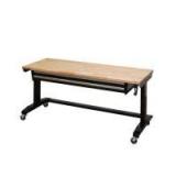 Husky 62in Work Table with Adjustable Height and 2 Drawers Husky 62in Work Table with Adjustable Height and 2 Drawers