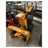 Cub Cadet 26in Gas Snow Blower, bent right handle Cub Cadet 26in Gas Snow Blower, bent right handle