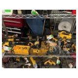 Assorted DeWalt 20V and Electric Power Tools, Includes Batteries and Chargers, 8pcs, inv #t01308 Assorted DeWalt 20V and Electric Power Tools, Includes Batteries and Chargers, 8pcs, inv #t01308