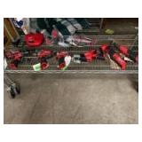 Assorted Milwaukee M12 Power Tools, includes Batteries and Charger, 7pcs, inv #t01054 Assorted Milwaukee M12 Power Tools, includes Batteries and Charger, 7pcs, inv #t01054