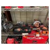 Assorted Ridgid 18V Power tools, 5pcs, Includes Batteries and Charger, inv #c240640