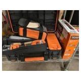 Assorted Ridgid Power Tools and Tool Box, 5pcs, Inv #c250679, 250621, 250328 Assorted Ridgid Power Tools and Tool Box, 5pcs, Inv #c250679, 250621, 250328