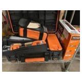 Assorted Ridgid Power Tools and Tool Box, 5pcs, Inv #c250679, 250621, 250328