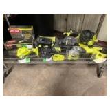 Ryobi 18V Tools, includes Battery and Charger, 8pcs, inv #c230572 Ryobi 18V Tools, includes Battery and Charger, 8pcs, inv #c230572