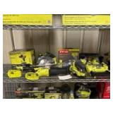 Ryobi 18V Tools, 9pcs, Tools only, inv #c240771 Ryobi 18V Tools, 9pcs, Tools only, inv #c240771