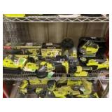 Ryobi 18V Tools, includes Battery and Charger, 9pcs, inv #c20976 Ryobi 18V Tools, includes Battery and Charger, 9pcs, inv #c20976