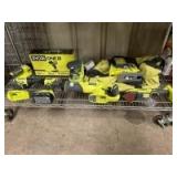 Ryobi 18V Tools, 8pcs, inv #c171655 Ryobi 18V Tools, 8pcs, inv #c171655
