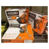 Ridgid Pneumatic Nailers, 3pcs, inv #c230855, 171885, 230846 Ridgid Pneumatic Nailers, 3pcs, inv #c230855, 171885, 230846