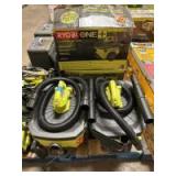 Ryobi 18V 6 Gallon wet/dry Vacs, tools only, 4pcs Ryobi 18V 6 Gallon wet/dry Vacs, tools only, 4pcs