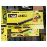 Ryobi 18V One+ Blowers, Includes Battery and Charger, 3pcs, inv #c250582, 250527, 250583