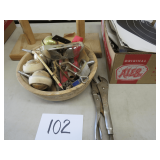 Hand Made Bowl with Misc. Items