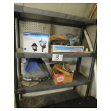 Plastic Shelf and Misc Items