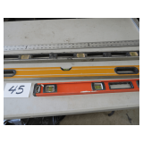 Level and Drywall T-Square