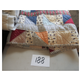 Quilt and Comfort and Pillow Shams Western
